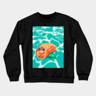 Summer Vibes Illustration Crewneck Sweatshirt